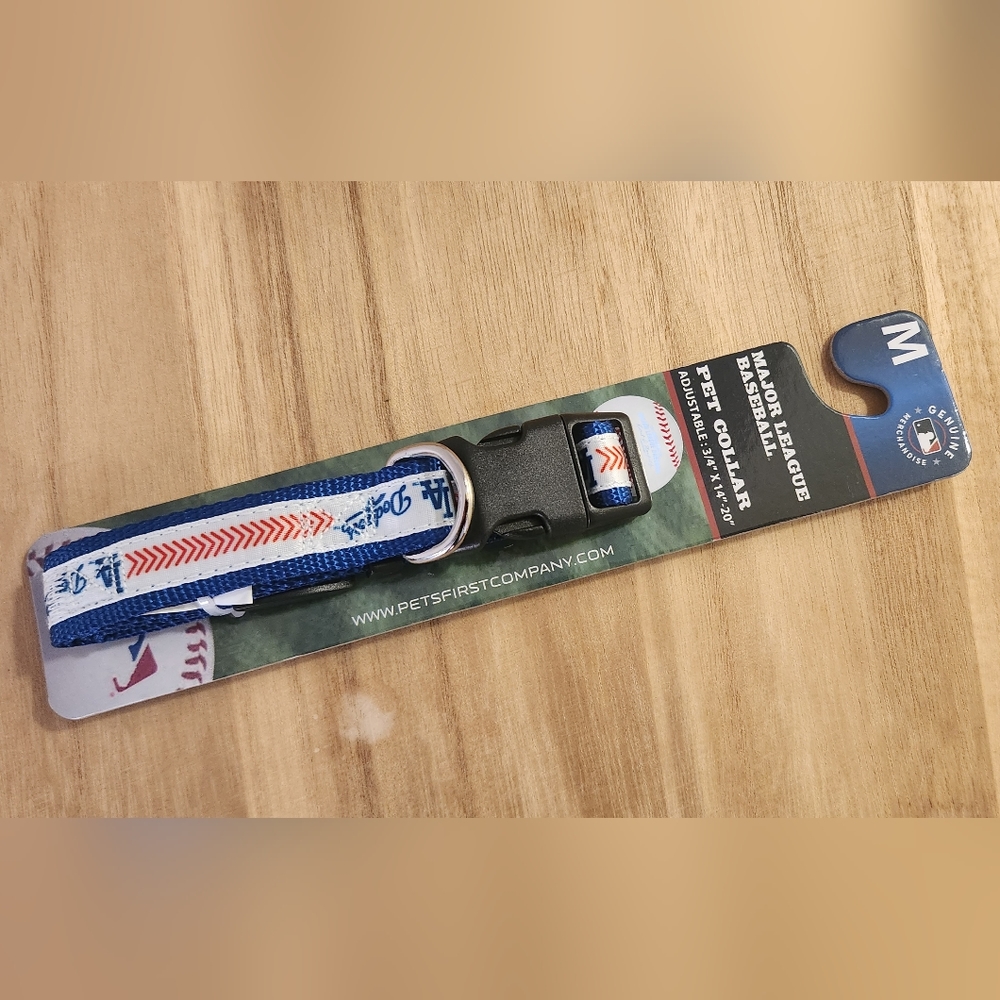 Dodgers dog collar